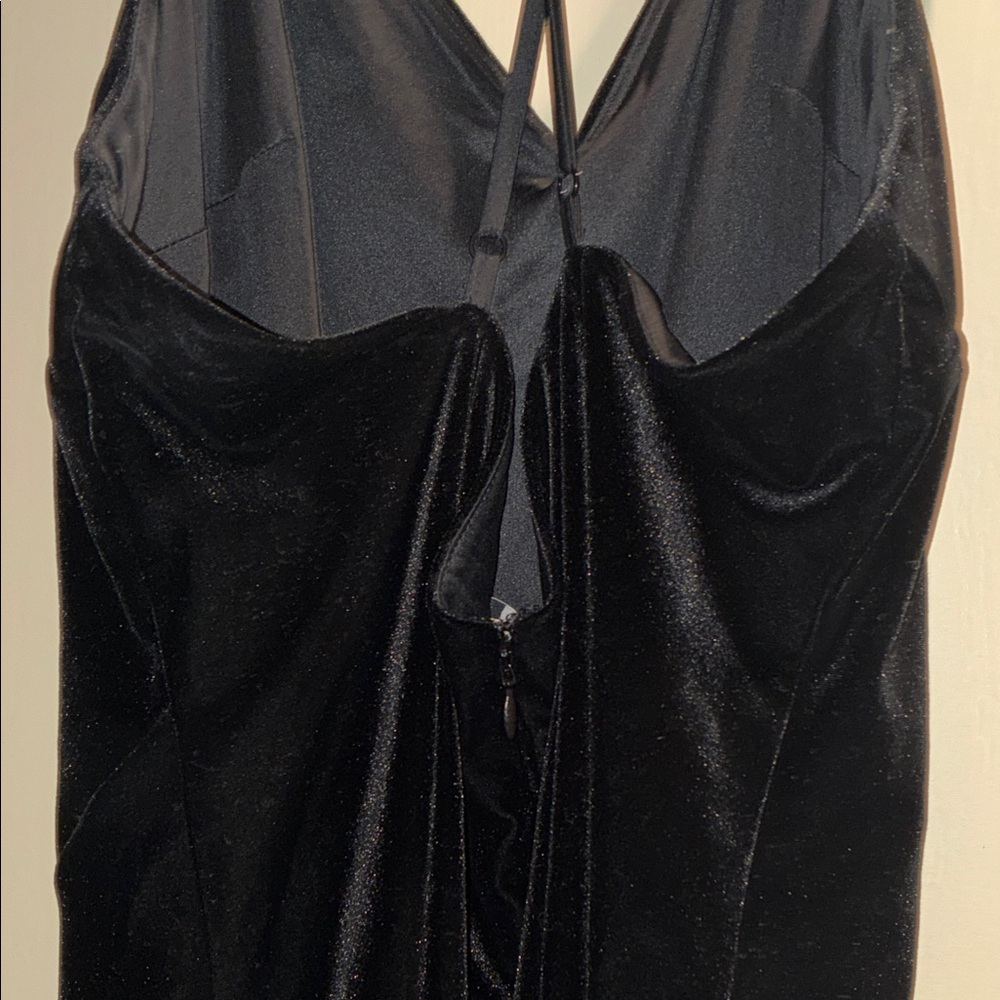 Express Elegant Black Adjustable Strap Dress - image 6